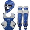 Rawlings Youth Royal/White VELO 2.0 Catcher's Gear Box Set: CSV2Y-R/W