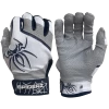 2022 Spiderz PRO Model Batting Gloves: White/Navy Blue
