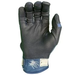 2023 Spiderz Pro Model Batting Gloves: Navy Blue/White -Baseball Supply Store 2023SpiderzProModelBattingGloves Navy White 2
