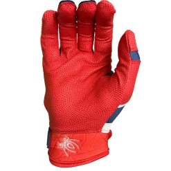 2023 Spiderz Pro Model Batting Gloves: White/Red/Navy -Baseball Supply Store 2023SpiderzProModelBattingGloves White Red Navy2023SpiderzProModelBattingGloves White Red Navy 2