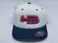 HB Sports Exclusive Pacific 498F Performance Flexfit Hat: Red Raider