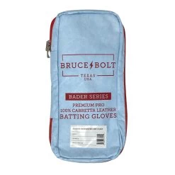 Bruce Bolt PREMIUM PRO BADER Series Short Cuff Batting Gloves: Baby Blue -Baseball Supply Store 7