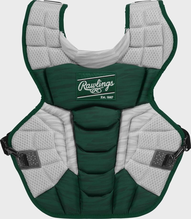 Rawlings Youth Dark Green/White VELO 2.0 Catcher's Gear Box Set: CSV2Y-DG / W 3 Rawlings Youth Dark Green/White VELO 2.0 Catcher's Gear Box Set: CSV2Y-DG / W - Image 3