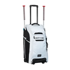 Easton Jen Schro Catcher's Wheeled Bag: A159058 -Baseball Supply Store Catcher s Wheeled Bag Jen Schro Side Right