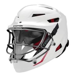 Easton Hellcat Slowpitch Fielding Helmet: EHCATH -Baseball Supply Store EASTONHELLCATSLOWPITCHFIELDINGHELMET White