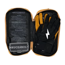 Bruce Bolt PREMIUM PRO Long Cuff Batting Gloves: Black 13 Bruce Bolt PREMIUM PRO Long Cuff Batting Gloves: Black -Baseball Supply Store LC BLKG BAG2