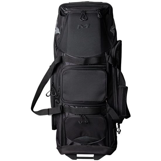 Miken MKMK7X Black Pro Wheeled Roller Bat Bag: MKMK7X-PRO-BLK 3 Miken MKMK7X Black Pro Wheeled Roller Bat Bag: MKMK7X-PRO-BLK - Image 3