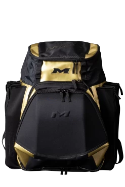 2022 Miken MK7X XL Baseball & Softball Backpack (Freak Gold Series): MKMK7X-XL-GLD