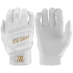 Marucci Sports PITTARDS Reserve Adult Batting Gloves (Multiple Colors): MBGPTRSV2 -Baseball Supply Store Marucci Pittards White MBGPTRSV2 W