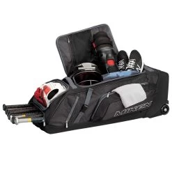 Miken Deluxe Slowpitch Wheeled Roller Bag: MBA005 -Baseball Supply Store MikenDeluxeSlowpitchWheeledRollerBag MBA005 5