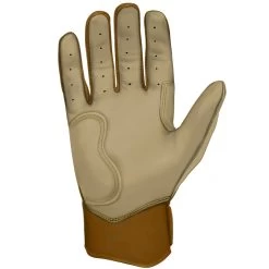 Bruce Bolt PREMIUM PRO Gold Series Batting Gloves: Short Cuff -Baseball Supply Store SC GLD PALM
