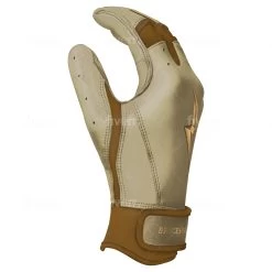 Bruce Bolt PREMIUM PRO Gold Series Batting Gloves: Short Cuff -Baseball Supply Store SC GLD SIDE