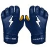 Bruce Bolt PREMIUM PRO Short Cuff Batting Gloves: Navy