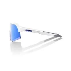 100% S3 Sunglasses Matte White - HiPER Blue Multilayer Mirror Lens 5 100% S3 Sunglasses Matte White - HiPER Blue Multilayer Mirror Lens -Baseball Supply Store SP21 S3 60005 00006 PROFILE