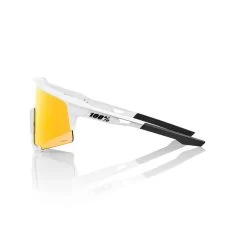 100% SPEEDCRAFT Sunglasses Soft Tact Off White - HiPER Red Multilayer Mirror Lens -Baseball Supply Store SP21 SPEEDCRAFT 60007 00009 PROFILE