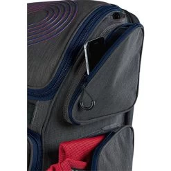 DeMarini Special Ops Front Line Wheeled Roller Bag: WB57109 -Baseball Supply Store SidePocketView