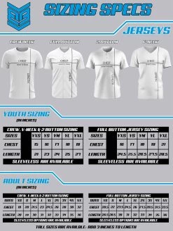 Headbanger Sports Exclusive " HB Sports Softball" Short Sleeve Jersey -Baseball Supply Store Sizing Chart 0ef8ec36 4f08 43db a3f3 815db24b882b
