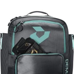 2022 DeMarini Spectre Baseball And Softball Backpack: WB57176 -Baseball Supply Store WB5717602 5 Spectre Backpack Grey Mint.png.cq5dam.web .1200.1200