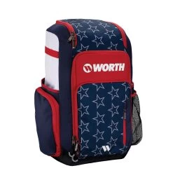 Worth Pro Slowpitch Backpack: WBA004 7 Worth Pro Slowpitch Backpack: WBA004 -Baseball Supply Store WorthProSlowpitchBackpack WBA004 Stars and Stripes