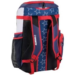 Worth Pro Slowpitch Backpack: WBA004 9 Worth Pro Slowpitch Backpack: WBA004 -Baseball Supply Store WorthProSlowpitchBackpack WBA004back