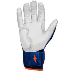 Bruce Bolt PREMIUM PRO NIMMO Long Cuff Batting Gloves: Mets Blue -Baseball Supply Store premium pro nimmo series long cuff batting gloves blue gloves brucebolt 291082