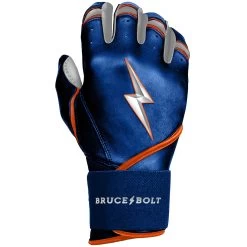 Bruce Bolt PREMIUM PRO NIMMO Long Cuff Batting Gloves: Mets Blue -Baseball Supply Store premium pro nimmo series long cuff batting gloves blue gloves brucebolt 426818
