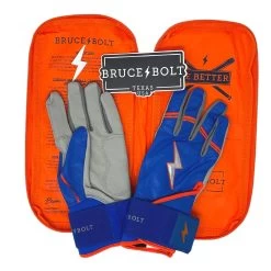 Bruce Bolt PREMIUM PRO NIMMO Long Cuff Batting Gloves: Mets Blue -Baseball Supply Store premium pro nimmo series long cuff batting gloves mets blue gloves brucebolt 945825